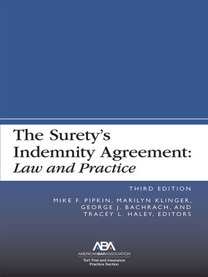cover image of The Surety's Indemnity Agreement